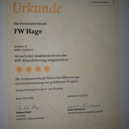 Fewo Hage Langelsheim Zewnętrze zdjęcie